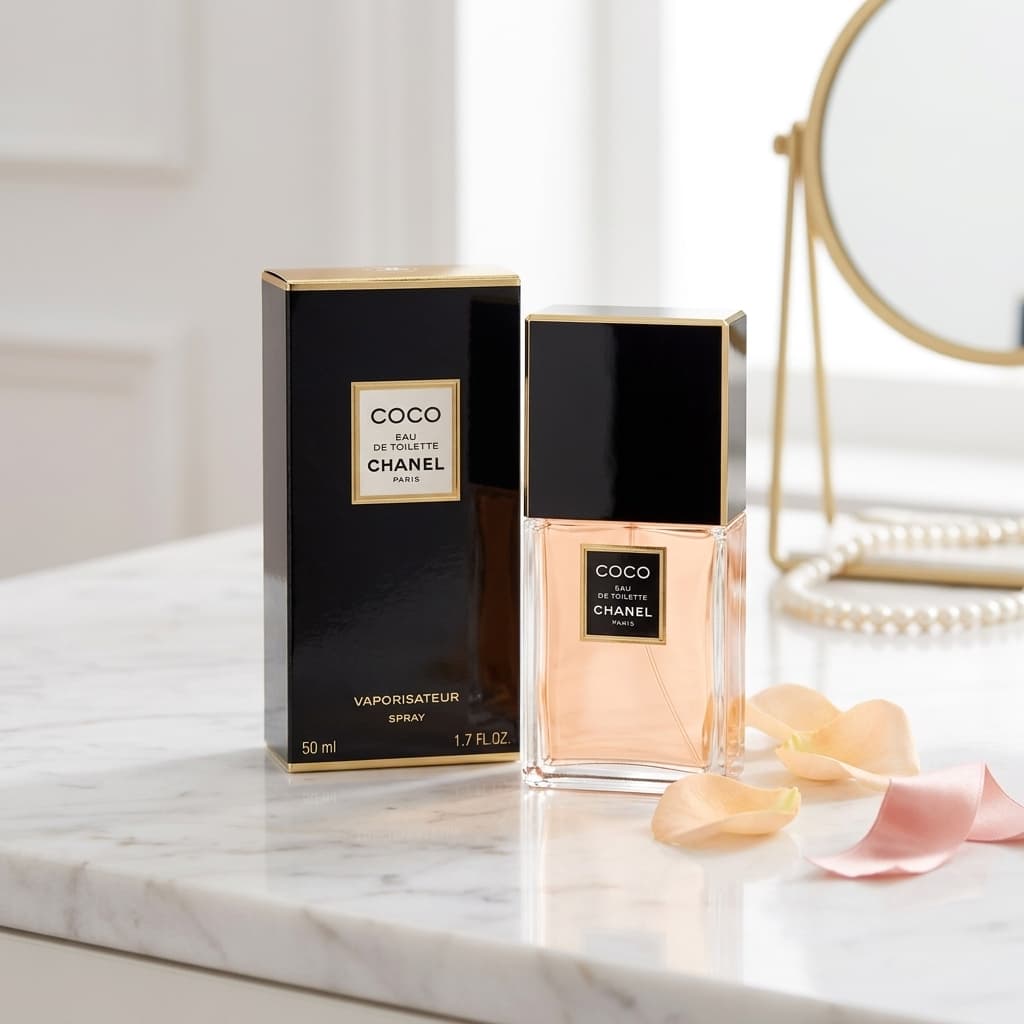 عطر كوكو شانيل النسائي أو دي تواليت 50 مل - 1