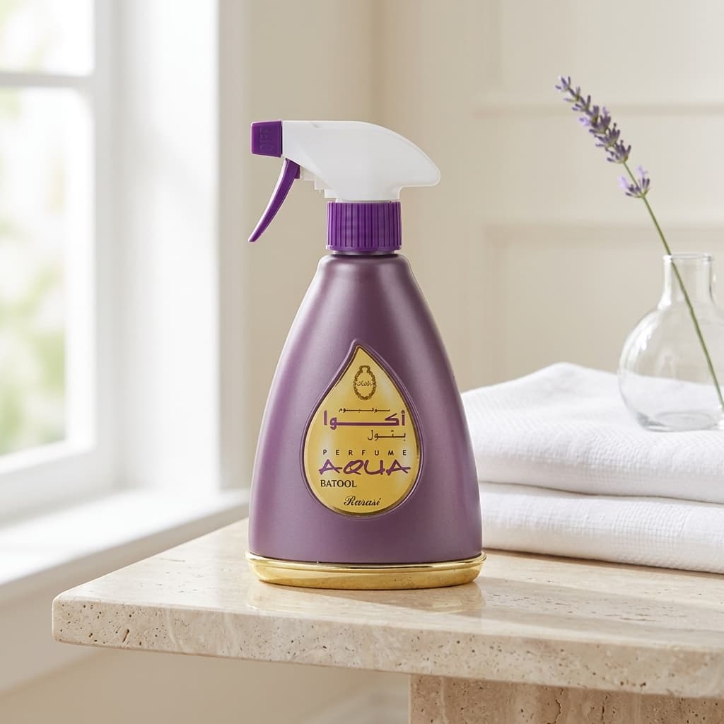 برفيوم أكوا بتول رصاصي معطر للغرفة والشراشف خالي من إيثيل الكحول 375 مل - 1